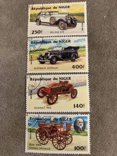 Нигер 1984. Классические автомобили. Полная серия