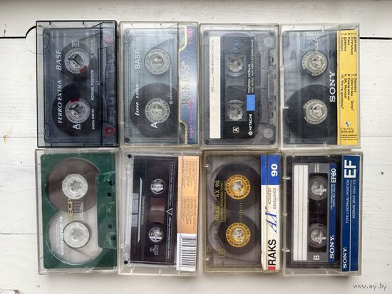 Аудиокассеты. Магнитофонные кассеты (28шт)
