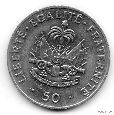 РЕСПУБЛИКА ГАИТИ 50 САНТИМОВ 1991