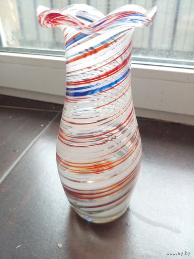 Ваза, цветке стекло 19,5 Х 8 см