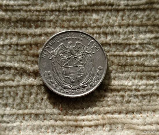 Werty71 Панама 10 сентесимо 1/10 бальбоа 1966 Конкистадор