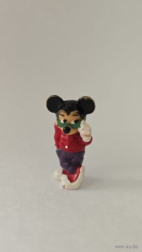 Фигурка Kinder, Micky mit Pilotenjacke из серии "Микки Маус и его друзья" 1989 г