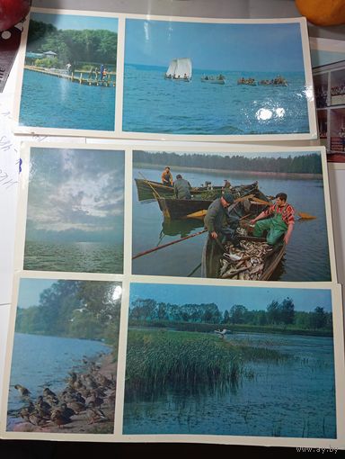 Открытки Виды городов Нарочь ,  с рубля .