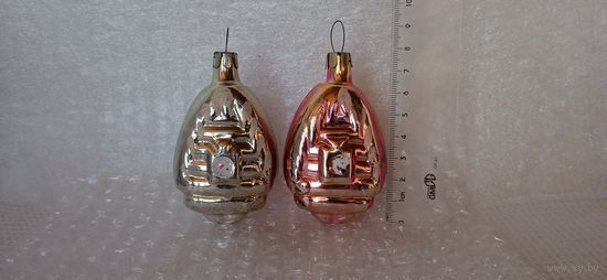 Ёлочные игрушки Домики. 2а