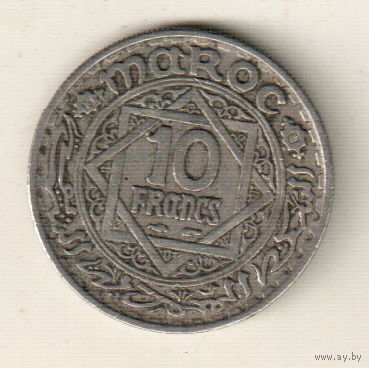 Марокко 10 франк 1947
