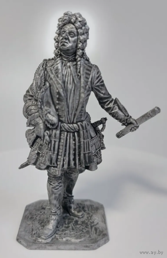 Статуэтка Генерал-адмирал Франц Лефорт Оловянный сплав