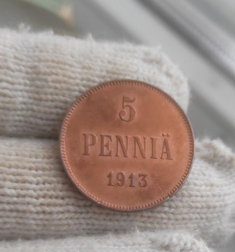 5 пенни 1913 года финляндия