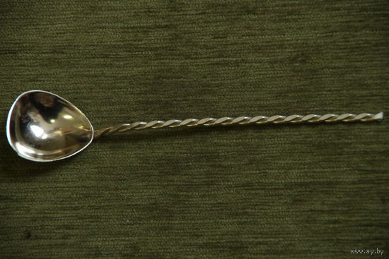 Ложка мельхиоровая , специальная  ( для сахара , кофе )  17 см