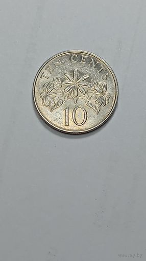 Сингапур 10 центов 1986 года .