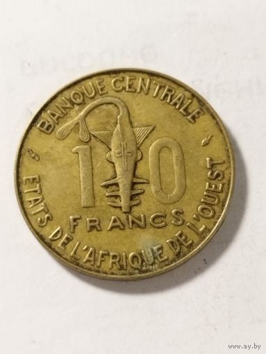 Западная Африка ВСЕАО 10 франков 1982