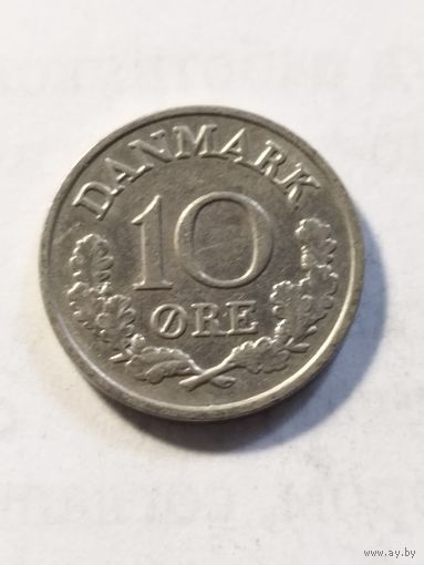 Дания 10 оре 1966