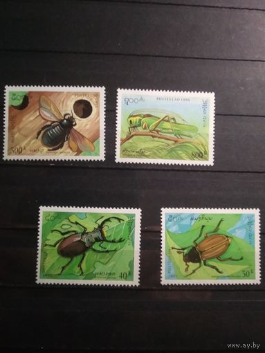 Лаос 1995 г. Жуки.