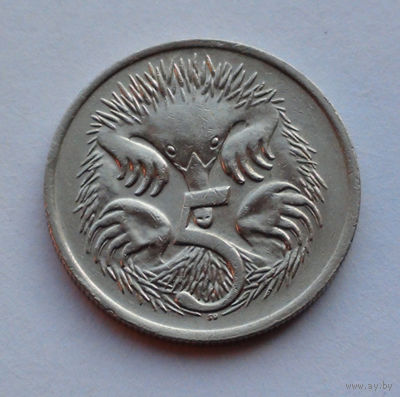 Австралия 5 центов. 1975 г.
