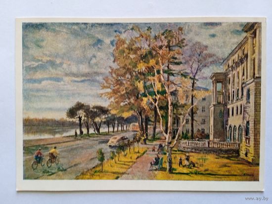 1954. Иванова. Ленинград. Приморский проспект