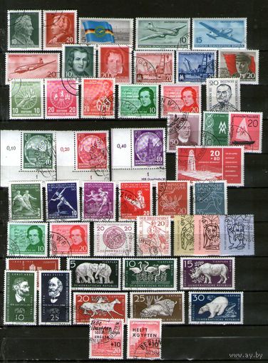 ГДР.ПОЧТИ ПОЛНЫЙ (без блока) КОМПЛЕКТ 1956г. в гашеном виде ! Каталог более 70 евро!