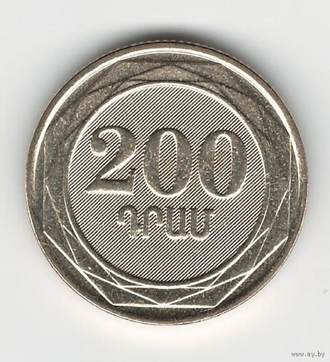 Армения 200 драм 2003 года. Состояние UNC!