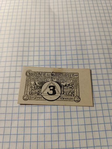 Германия 3 пфенинга