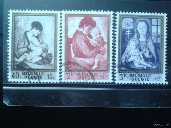 Бельгия 1961 Мать с ребенком, живопись