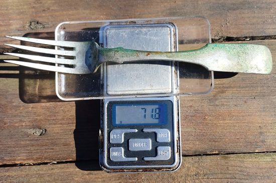 Вилка серебро 84