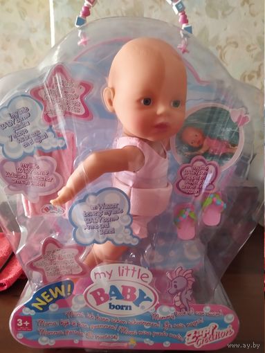 Игровая Кукла (пупс) Беби Борн 32 см Я умею плавать,с аксессуарами  для девочек +3,Zapf Creation(оригинал)