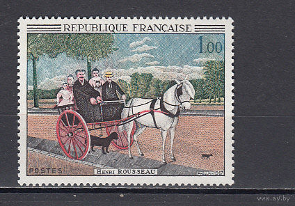 Живопись. Франция 1967. 1 марка. Michel N 1575 (0,5 е).