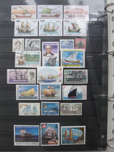 Продажа коллекции с 1 рубля! История судостроения на почтовых марках мира.