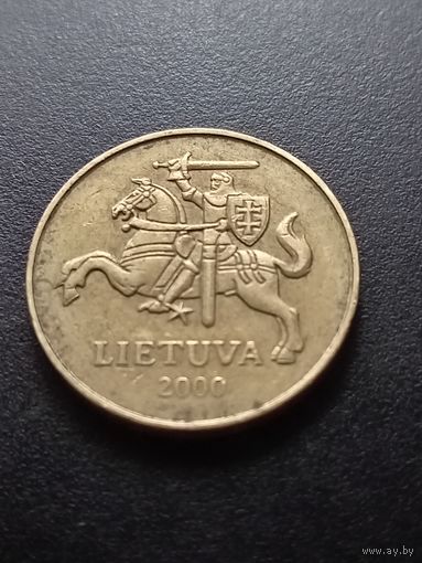 Литва 50 центов 2000 г.