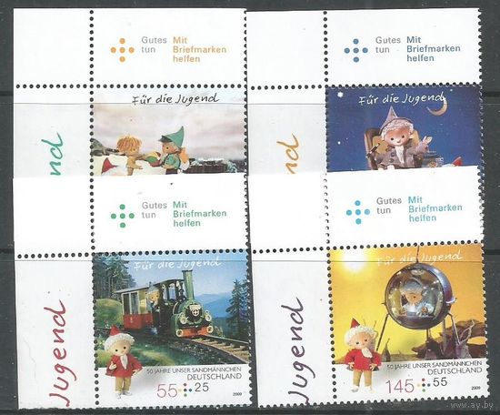 Германия. Молодёжная филателия. 2009г. Mi#2748-51. Серия.