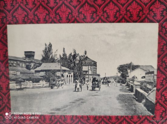 Открытка Colombo  город  столица Шри-Ланке жители природа