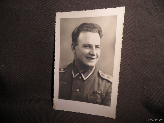 Почтовая карточка военная фотография WW2.Рядовой.(лот 02)С рубля.