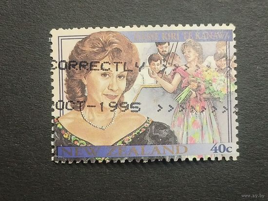 Новая Зеландия 1995. Знаменитые новозеландцы. Кири Те Канава