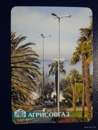 Календарик 2008 г.  Агрисовгаз.  Опоры освещения.