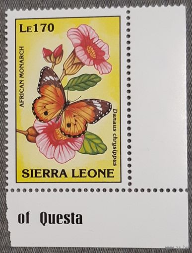 1993 Бабочка (Африканский монарх)  Сьерра -Леоне