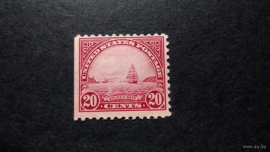 США\а88\ 1923 скотт567 зубц11 парусник кц17.5дол