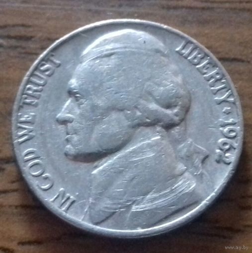 5 центов, США 1962 D