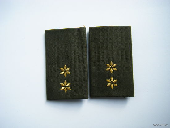 Погоны муфты в коллекцию. Звёзды шитьё.