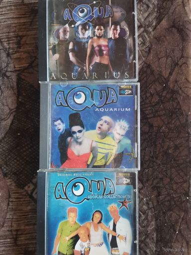 ФИРМЕННЫЕ Audio CDs Albums AQUA 3шт зарубежные