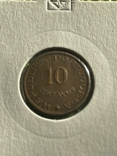 Португальская Индия 10 сентаво 1959 г.