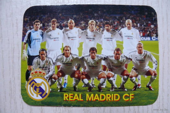 Календарик, 2005, В мире футбола. Real Madrid CF.