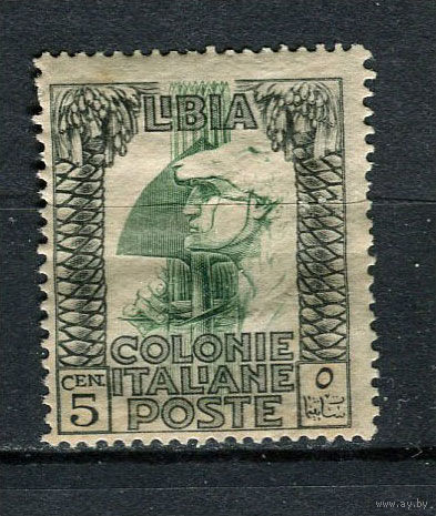 Итальянские колонии - Ливия - 1921 - Легионер 5С - [Mi.26] - 1 марка. MH.  (Лот 51Gx)-T4P26