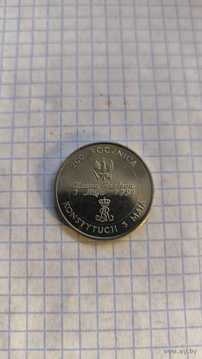 10000 злотых (1991г.)