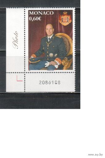 Монако-2006(Мих.2822)  **   , Князь Альберт II (одиночка)(2)