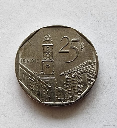 Куба 25 сентаво, 2001