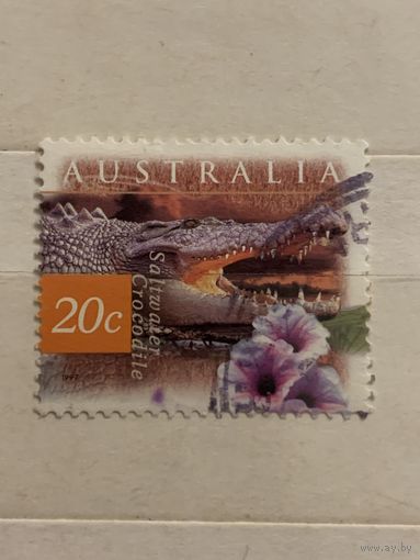 Австралия 1997. Фауна. Saltwater Crocodile