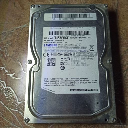 Винчестер HDD 320GB Samsung HD321KJ
