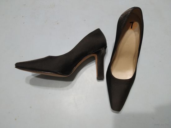 Туфли чёрные замшевые NINE WEST VERO CUOIO 36 размер