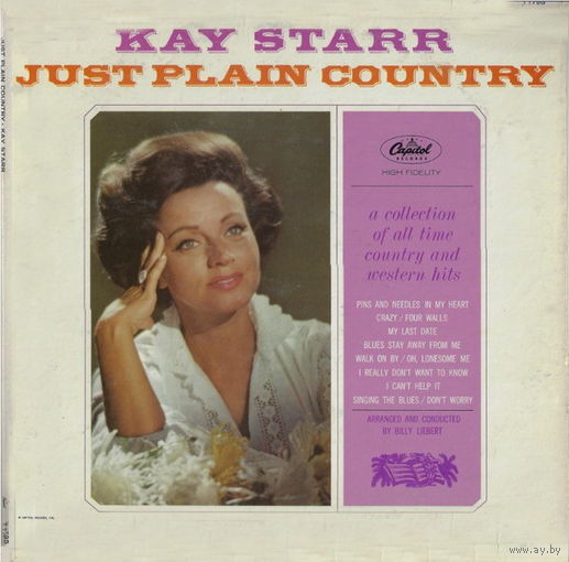 Kay Starr – Just Plain Country, LP USA 1962