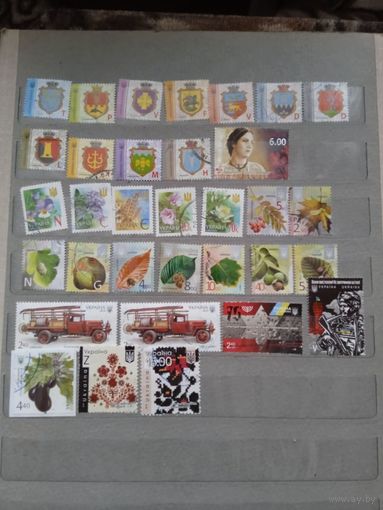 Марки Украины(33шт)