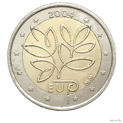 2 Евро 2004 Финляндия Расширение Евросоюза UNC