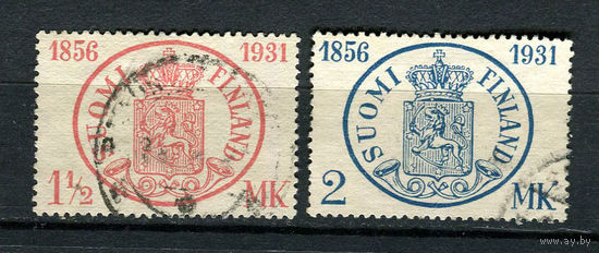 Финляндия - 1931 - 75 лет почтовым маркам - [Mi. 167-168] - полная серия - 2 марки. Гашеные.  (Лот 194AJ)